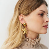 Starfish Earring Gold